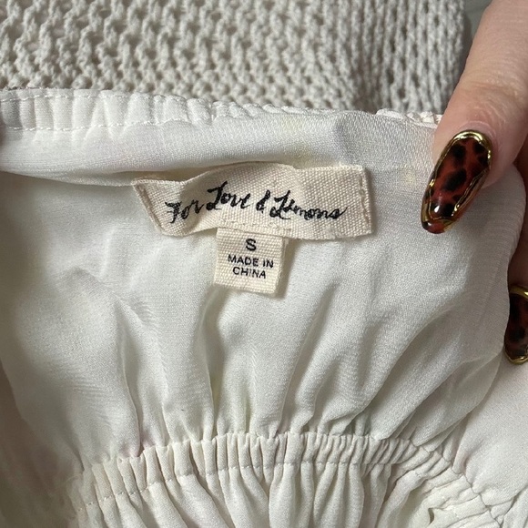 FOR LOVE AND LEMONS STRUDEL FLORAL TOP SMALL - Picture 4 of 4